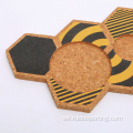 Kombe la pande zote wazimu Pats Wholesale Cork Coasters